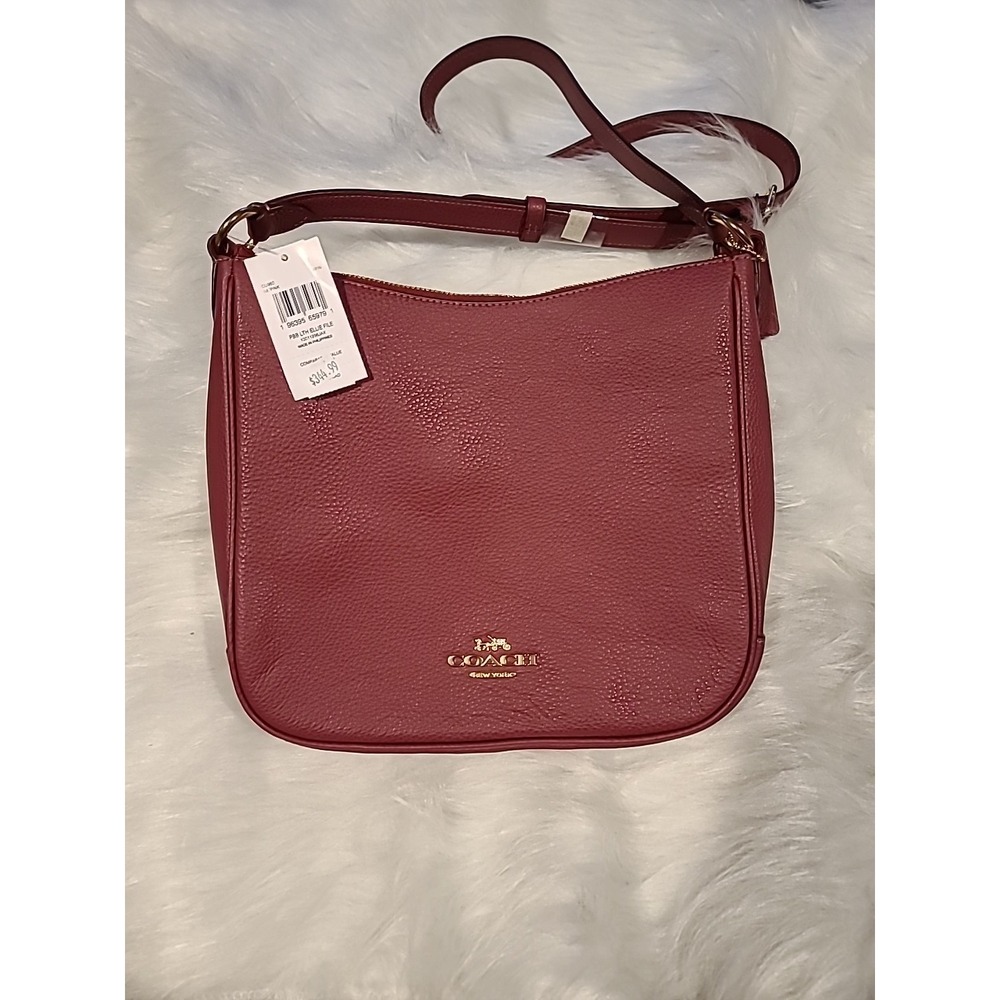 Coach Pebble Leather‎ Ellie File Bag